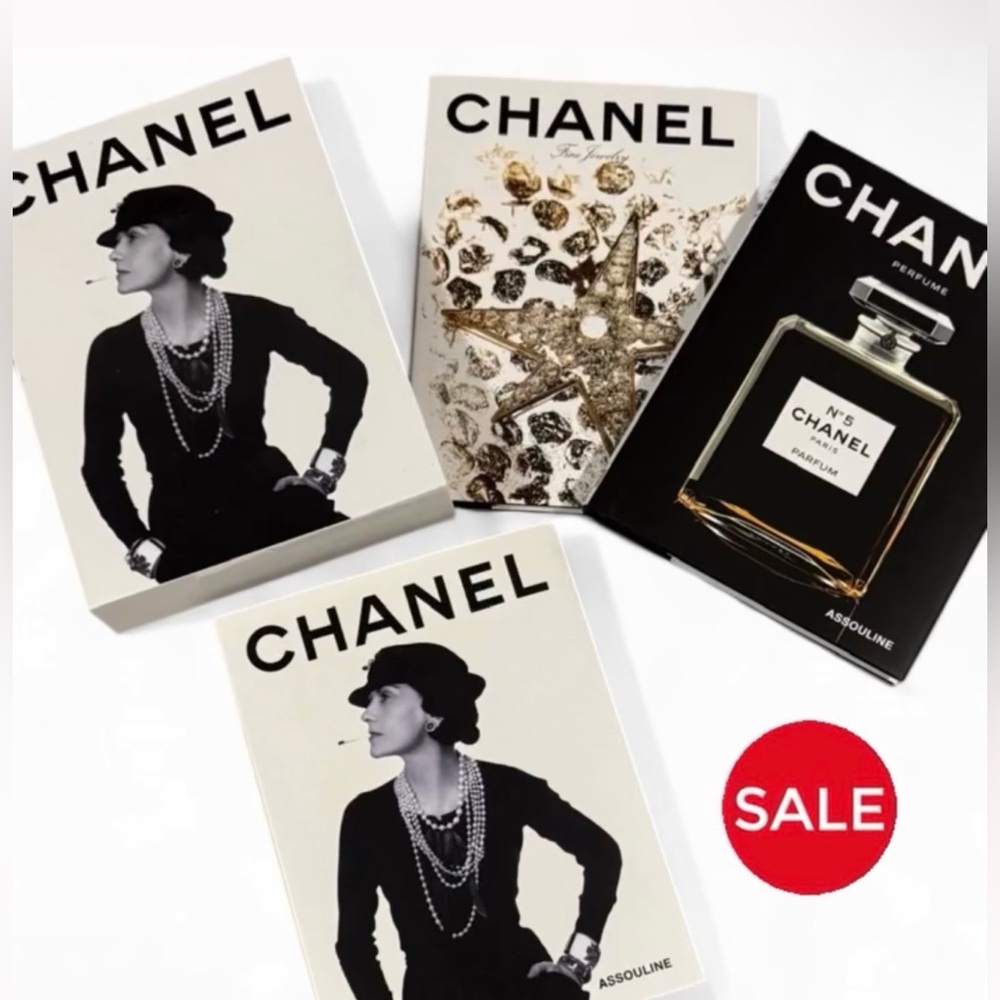 ⚡️SALE🔥HP🔥 RARE 2003 Assouline Coco Chanel 3-Volume Hardcover Book Set - Picture 6 of 14